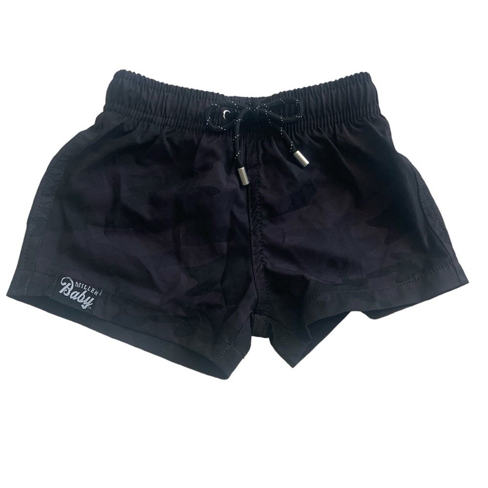 Baby & Toddler Boy NWOT Black/Gray Camo Print Board Shorts